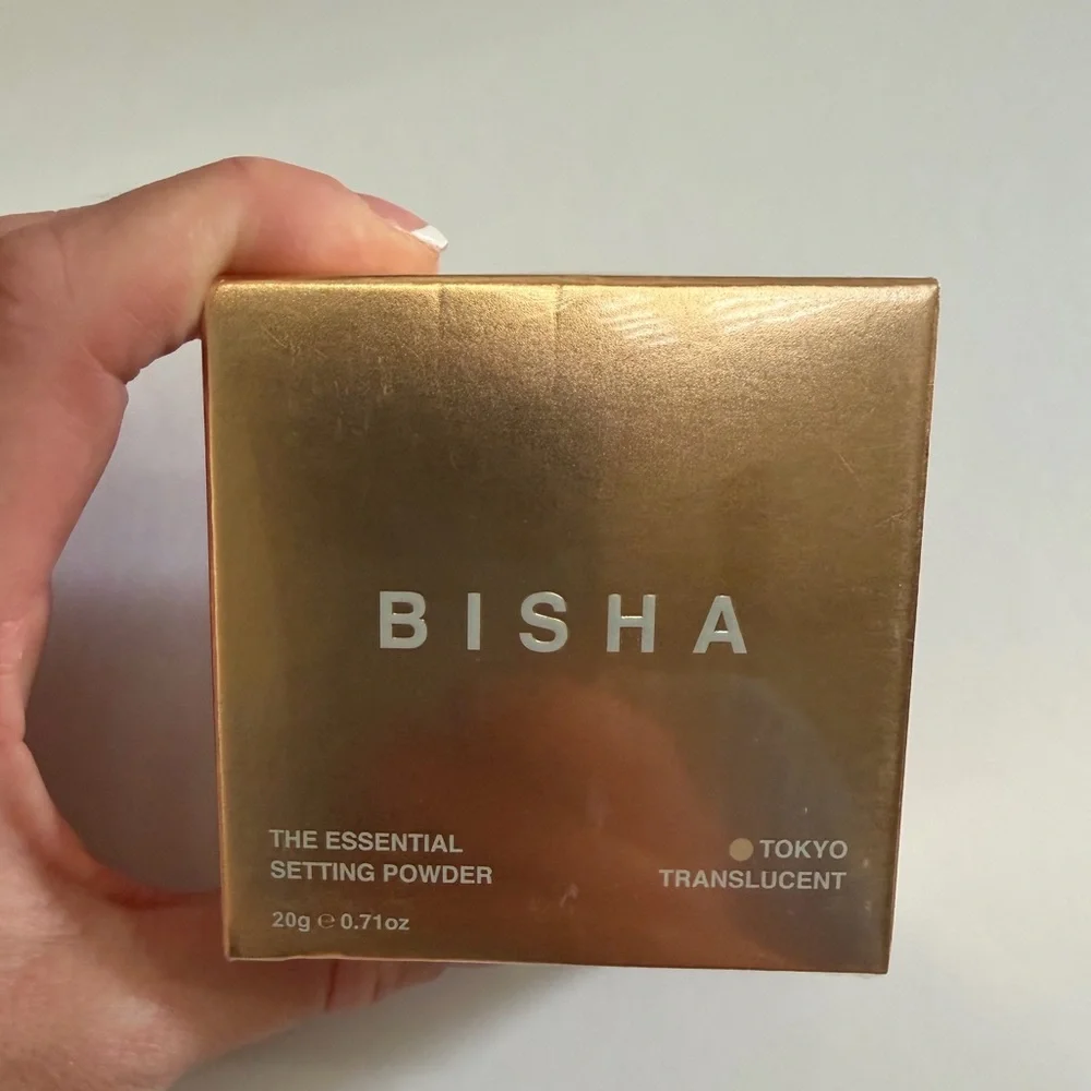 NWT BISHA Essential Setting Powder- Tokyo Translucent- 12g Full Size